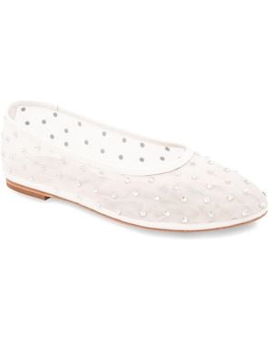 BCBGMAXAZRIA Daven Flat - White