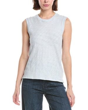 ATM Slub Sleeveless Schoolboy T-Shirt - Blue