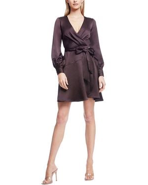 Dress the Population Darla Fit & Flare Dress - Purple