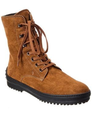 Tod's Suede Boot - Brown