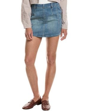 Free People We The Free Daylight Denim Mini Skirt - Blue