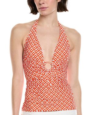 Carmen Marc Valvo 2Pc Tankini Set - Pink