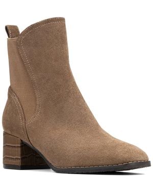 Donald J Pliner Kizmet Leather Bootie - Brown