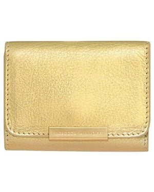Rebecca Minkoff Compact Leather Wallet - Natural