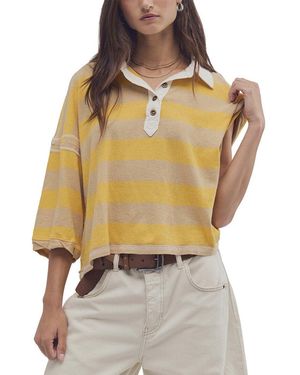 Free People Auggie Top - Metallic