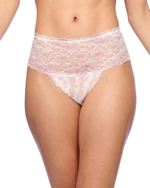 Cosabella Savona High Waisted Brief - Pink