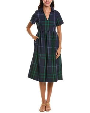Duffield Lane Briggs Midi Dress - Blue