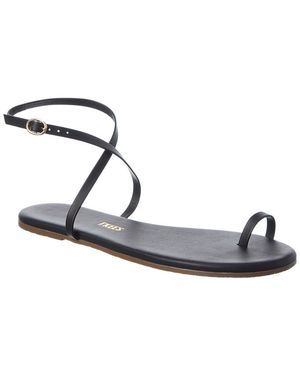 TKEES Phoebe Leather Sandal - Metallic