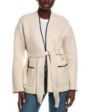 Design History Tie Front Cardigan - Natural