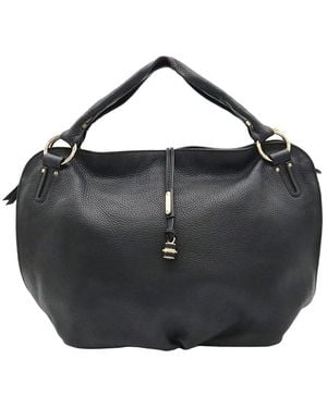 Celine Leather Bitter Sweet Shoulder Bag (Authentic Pre-Loved) - Black