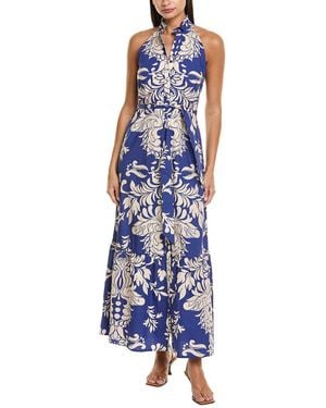 FLORA BEA NYC Fawn Maxi Dress - Blue