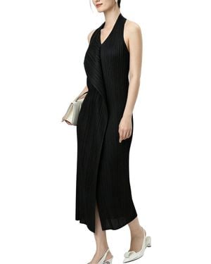 Linda Charm Midi Dress - Black