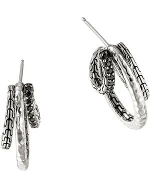 John Hardy Treated Sapphire & Spinel Essentials Earrings - Metallic