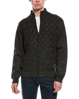 Point Zero Semi Fit Zip Mock Neck Jumper - Black