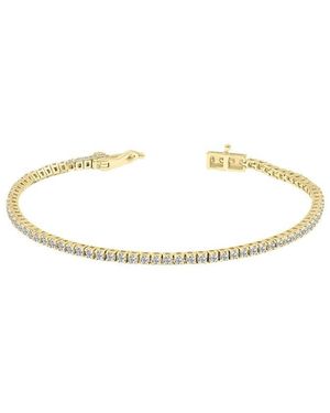 Lab Grown Diamonds 14K 2.00 Ct. Tw. Lab Grown Diamond Tennis Bracelet - Metallic