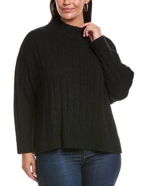 Eileen Fisher Plus Turtleneck Sweater - Black