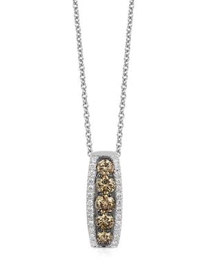 Le Vian Le Vian 14K 0.01 Ct. Tw. Diamond Pendant Necklace - Metallic