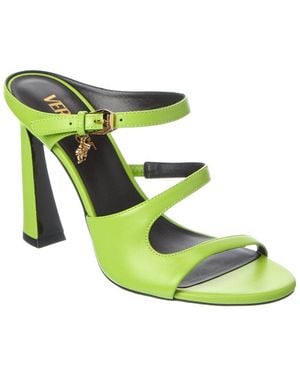 Versace Leather Sandal - Green