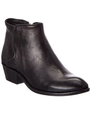 Frye Carson Piping Leather Bootie - Black