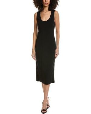 KARL LAGERFELD Ribbed Mini Dress - Black