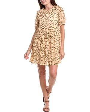 En Saison Floral Mini Dress - Natural