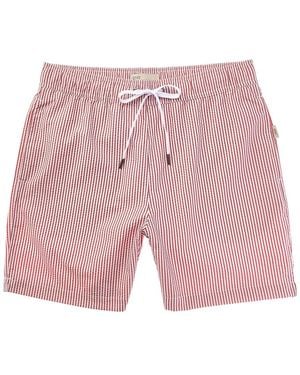 Onia Classic Seersucker Swim Short - Pink