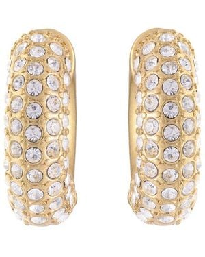 Reiss Amelia Statement Huggie Earrings - Natural