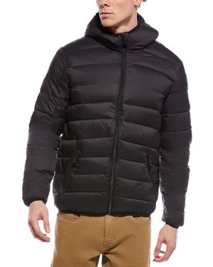 Point Zero Ultralight Chevron Quilted Jacket - Black