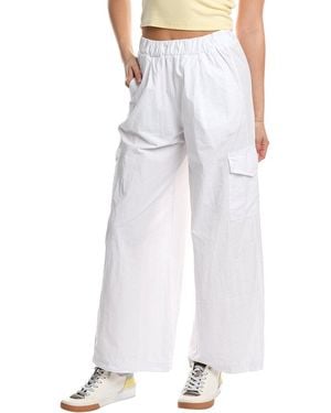 Stateside Poplin Wide Leg Cargo Pant - Blue