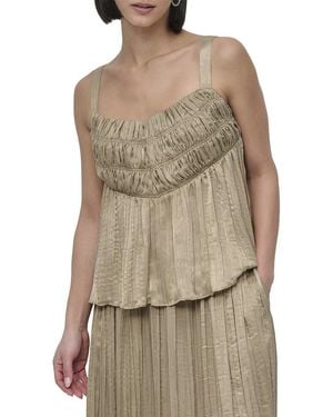 DKNY Crushed Crease Top - Natural