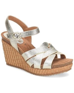 Söfft Carlana Leather Sandal - Metallic