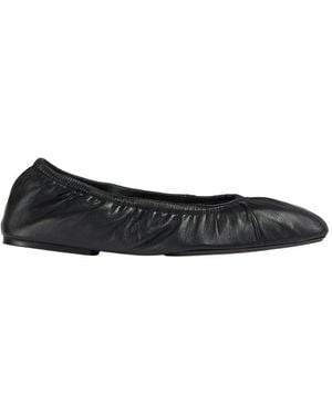 LK Bennett Tayla Leather Ballet Flat - Black