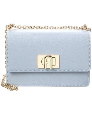 Furla 1927 Mini Leather Crossbody 20 - Blue