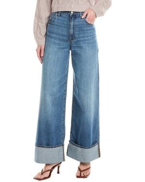 Madewell Fannin Wash Super Wide Leg Jean - Blue