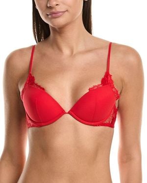 La Perla Poem Padded Push-Up Bra - Red