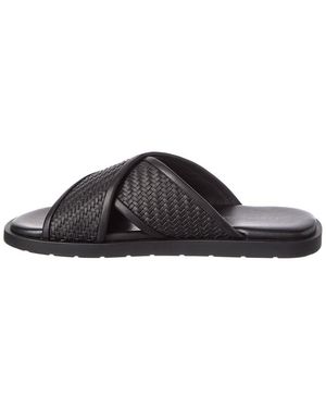 Ferragamo Girby Leather Slides Black Mens Ferragamo Girby Leather Slides Black Mens main image 3