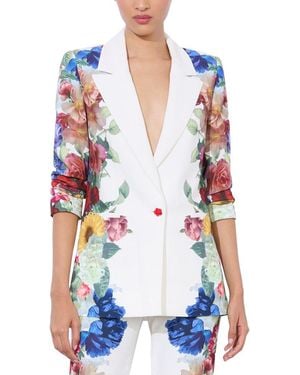 Alice + Olivia Denny Blazer - White