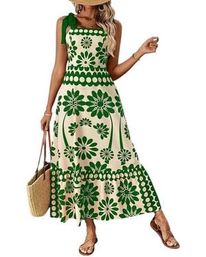 Lily Kim Midi Dress - Green