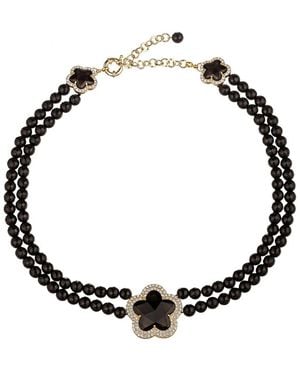 Eye Candy LA The Luxe Collection Cz Elizabeth Necklace - Black
