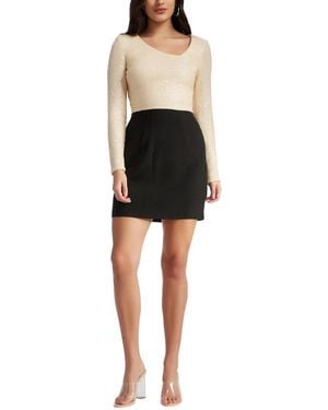 Dress the Population Chante Mini Dress - Black