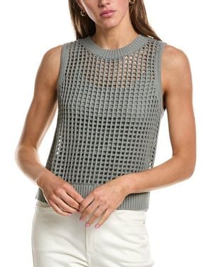 Splendid Camellia Sweater Tank - Gray