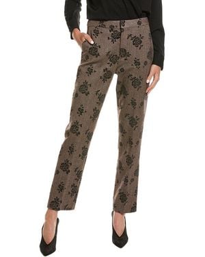 L'Agence Rebel Wool-Blend Trouser - Black