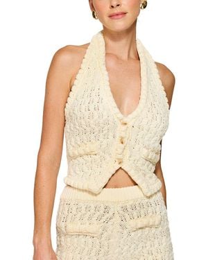 Line & Dot Aria Sweater Vest - Natural