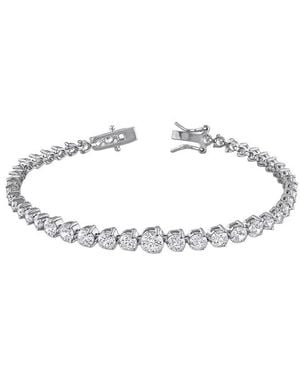Rina Limor 8.79 Ct. Tw. Created Sapphire Tennis Bracelet - Metallic