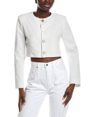 FRAME The Seersucker Jacket - White