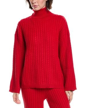 Estellina Turtleneck Sweater - Red