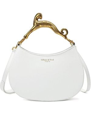 Tiffany & Fred Paris Leather Crossbody - White