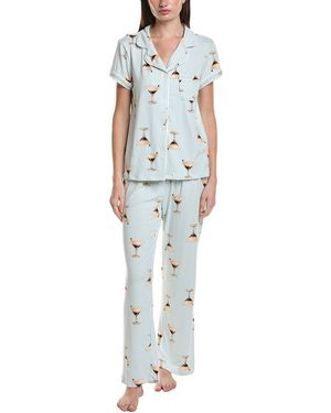 Tart Collections 2Pc Ginnie Pant Set - Blue