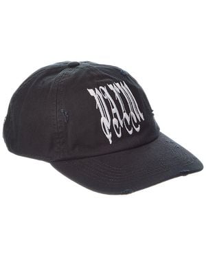 Palm Angels Gothic Logo Cap - Blue