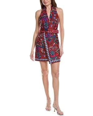 Adrianna Papell Sleeveless Mini Dress - Red